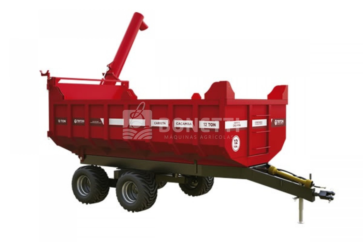 CARRETA METALICA CAÇAMBA 12T
