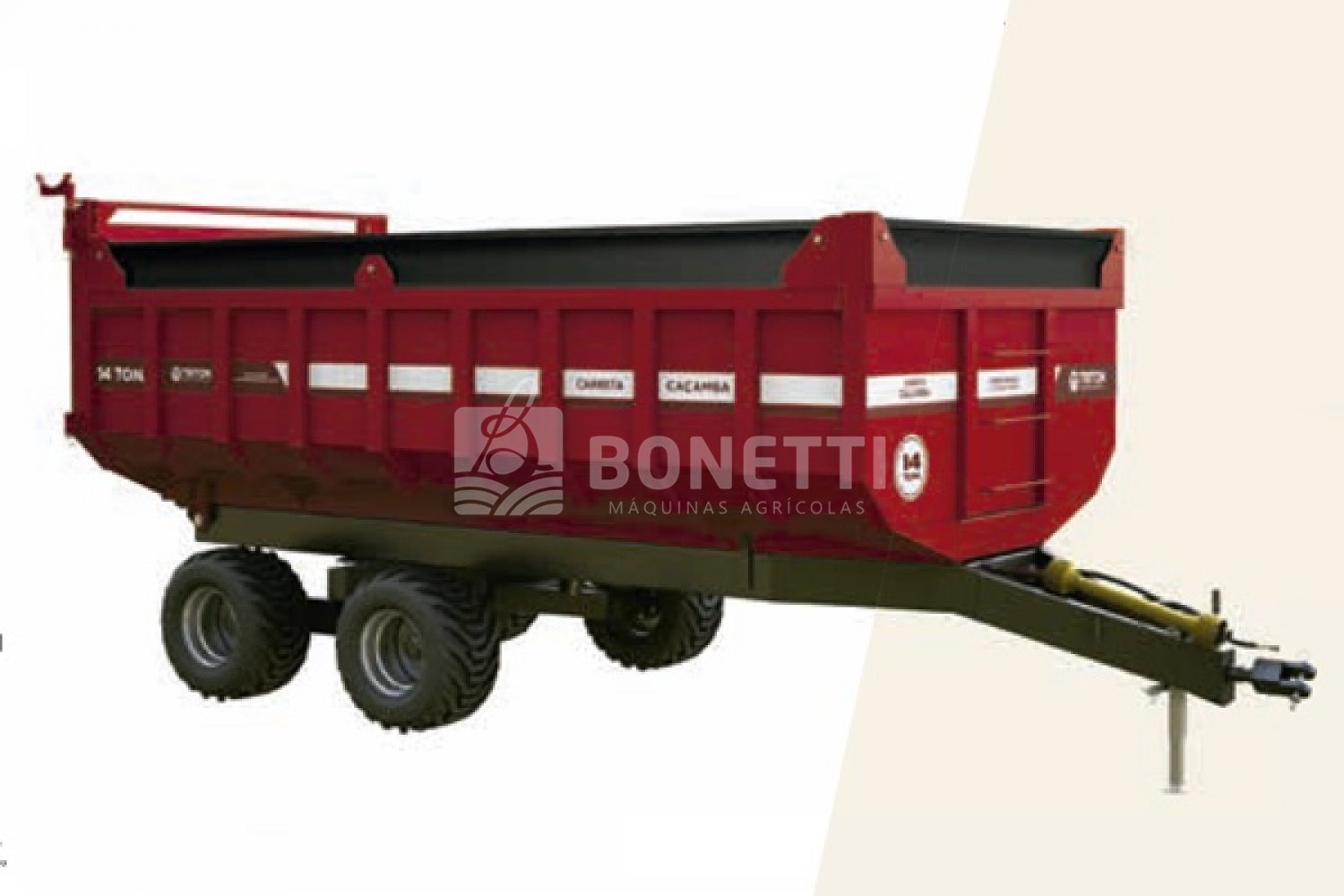 CARRETA METALICA CAÇAMBA 14T