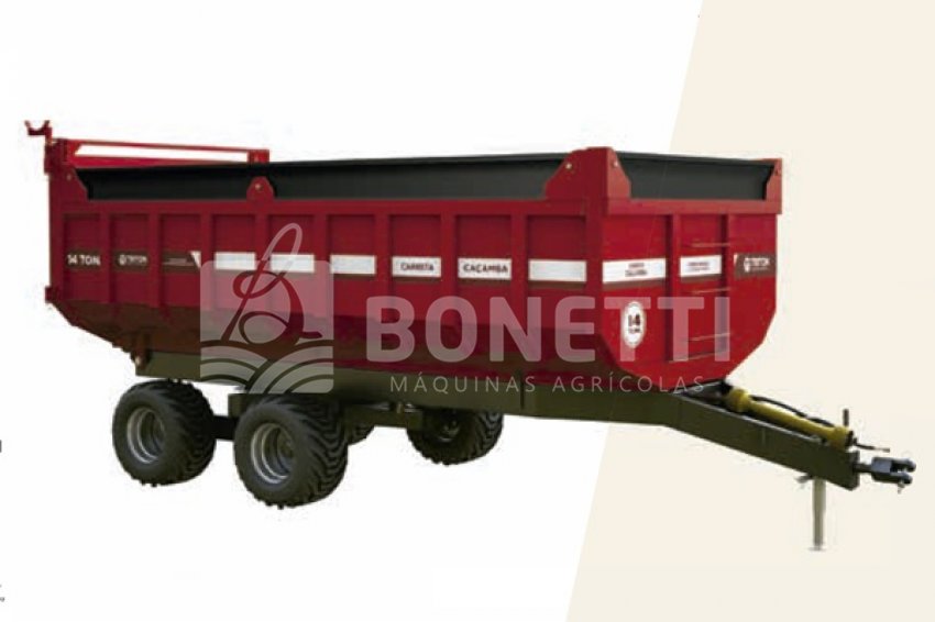 CARRETA METALICA CAÇAMBA 14T