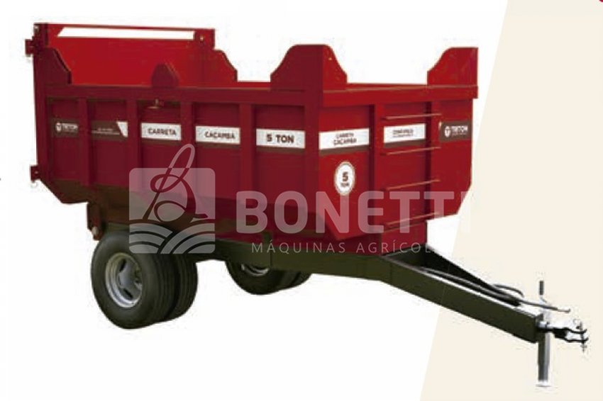 CARRETA METALICA CAÇAMBA 5T