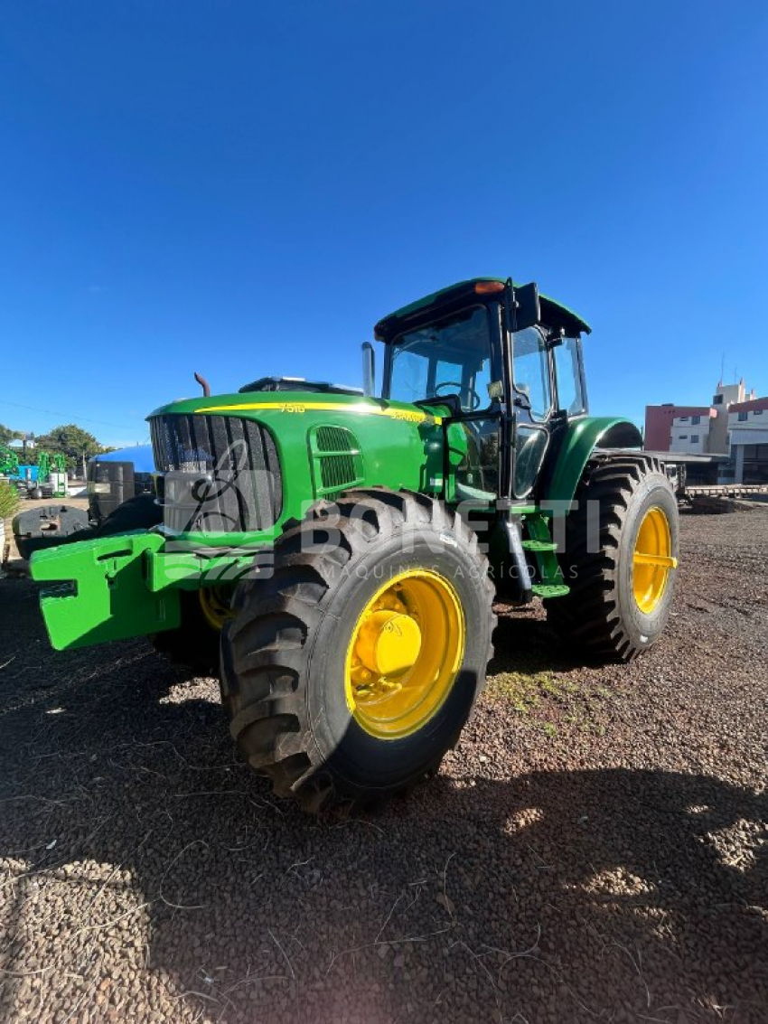 TRATOR JOHN DEERE 7515 ANO 2009 COM 6.837 Hrs GABINE ADAPTADA, MOTOR FEITO, USADO 